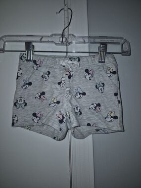 Disney Jumping Beans 4T Girls' Grey Minnie Mouse Print Shorts